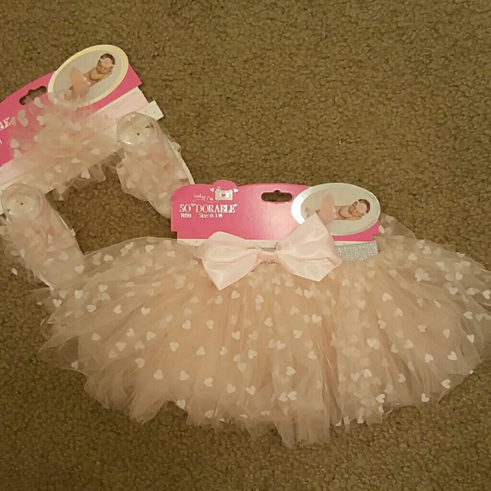 Newborn baby girl photoshoot set